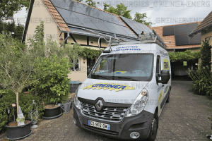 Photos de réalisation d'un chantier par l'entreprie GREINER ENERGIE spécialiste chauffagiste et electricité photovoltaïque