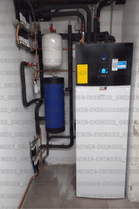 Photos de réalisation d'un chantier par l'entreprie GREINER ENERGIE spécialiste chauffagiste et electricité photovoltaïque