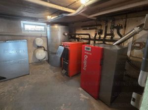 Installation d'une chaudière à granumés à Oberroedern 67250 - marque PECO