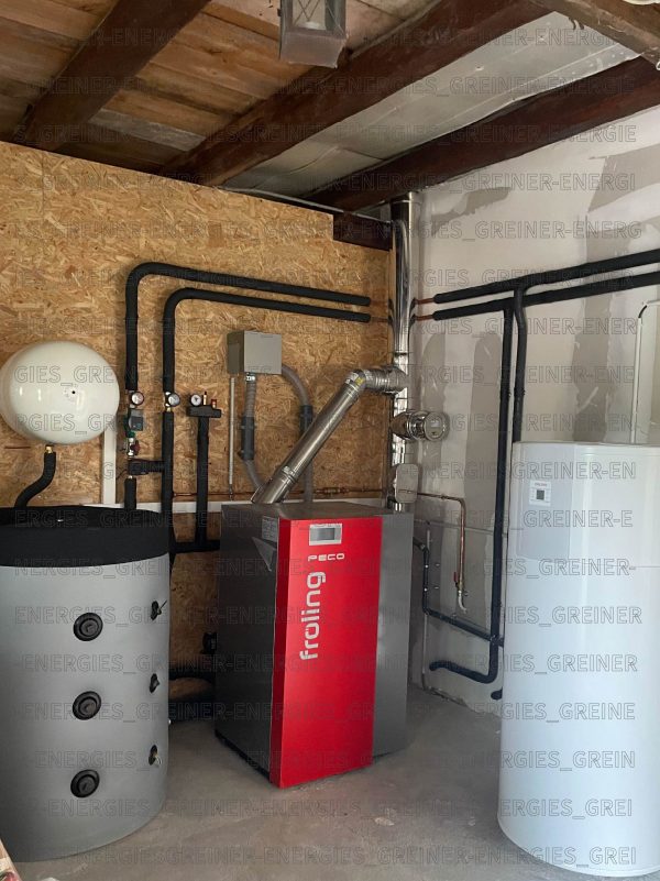 Installation d'une chaudière à granumés à Reinhardmunster 67440