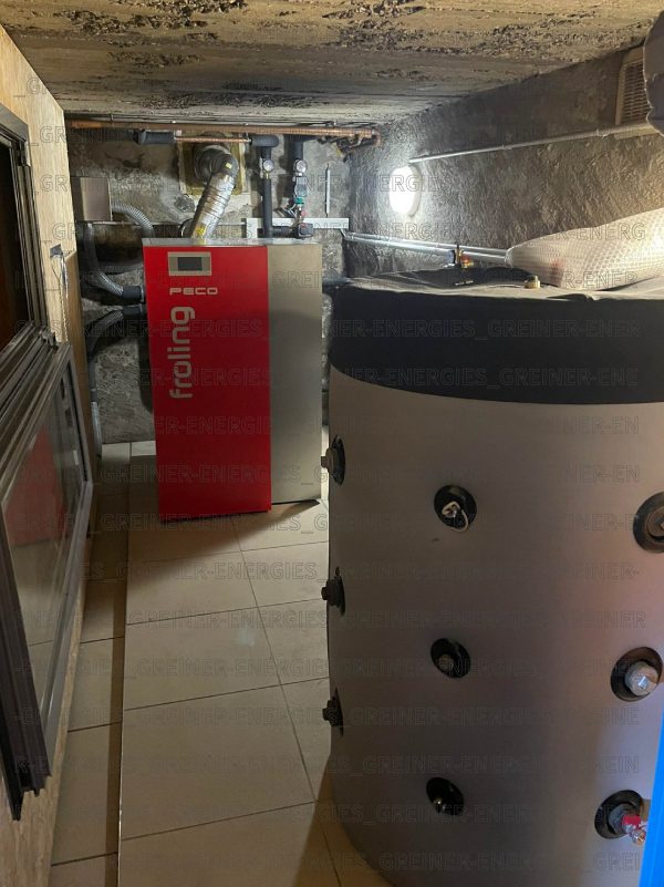Installation d'une chaudière à granulés à Reding 57445