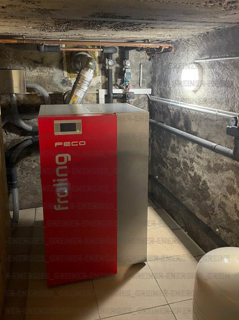 Installation d'une chaudière à granulés à Reding 57445