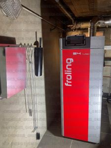 Photos de réalisation d'un chantier par l'entreprie GREINER ENERGIE spécialiste chauffagiste et electricité photovoltaïque