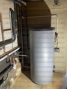 Photos de réalisation d'un chantier par l'entreprie GREINER ENERGIE spécialiste chauffagiste et electricité photovoltaïque