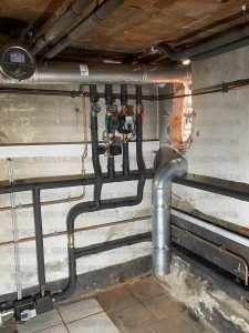 Photos de réalisation d'un chantier par l'entreprie GREINER ENERGIE spécialiste chauffagiste et electricité photovoltaïque