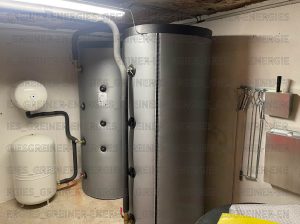 Photos de réalisation d'un chantier par l'entreprie GREINER ENERGIE spécialiste chauffagiste et electricité photovoltaïque