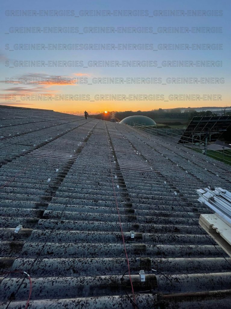 Installation potovoltaïque professionnel sur bâtiment agricole au Val de Moder 67350 - puissance 333 kWc