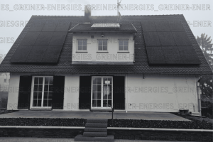 Photos de réalisation d'un chantier par l'entreprie GREINER ENERGIE spécialiste chauffagiste et electricité photovoltaïque